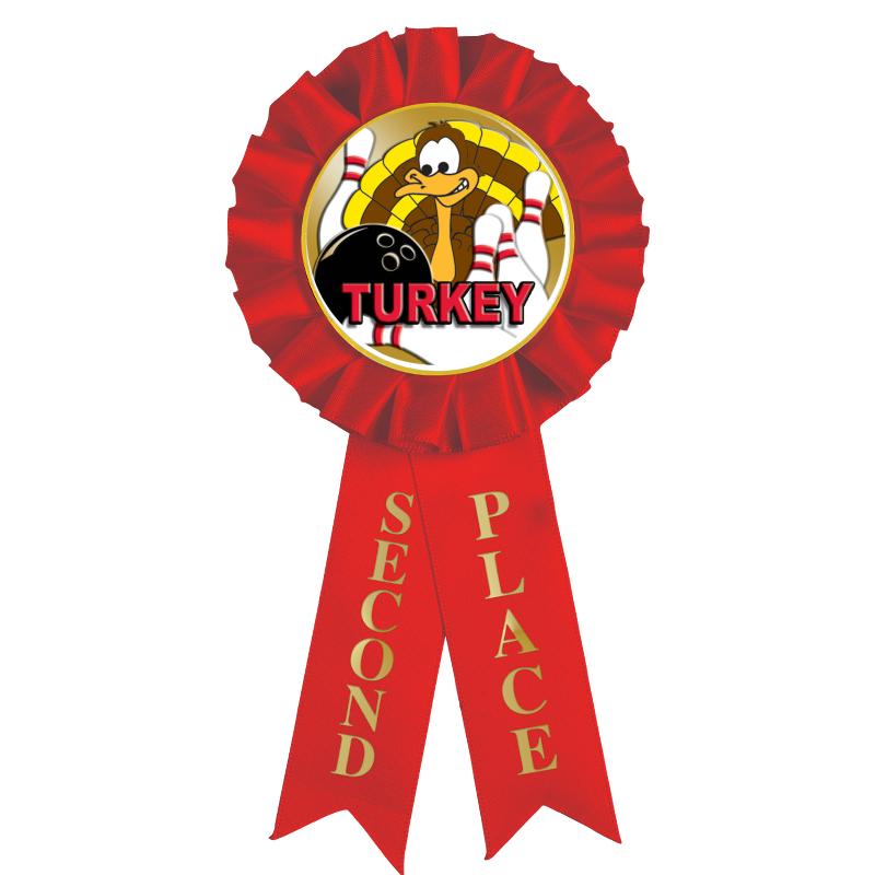 2ND PLACE MYLAR ROSETTES