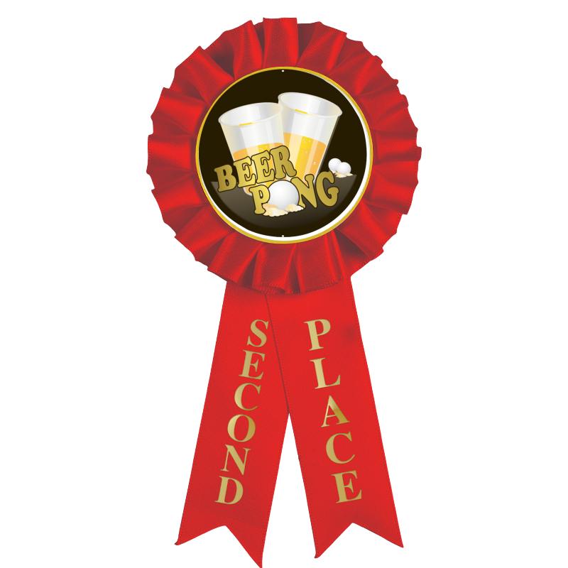 2ND PLACE MYLAR ROSETTES