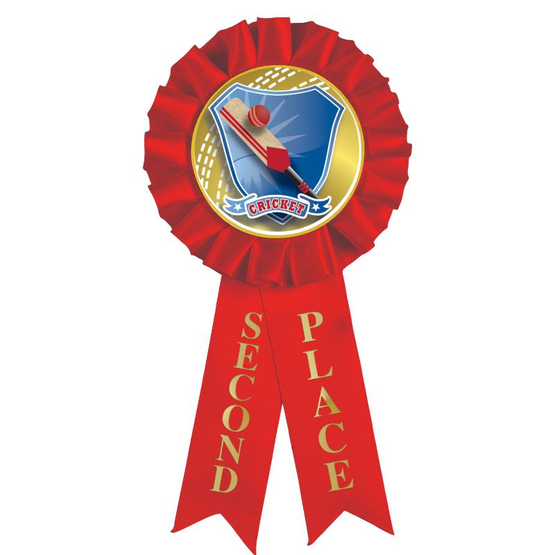 2ND PLACE MYLAR ROSETTES