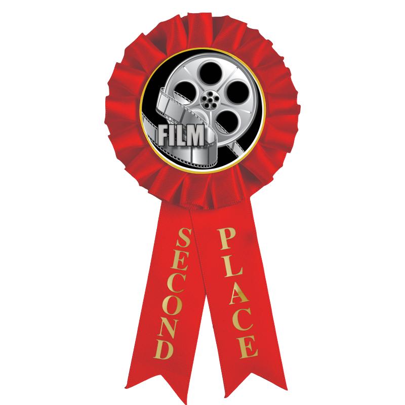 2ND PLACE MYLAR ROSETTES