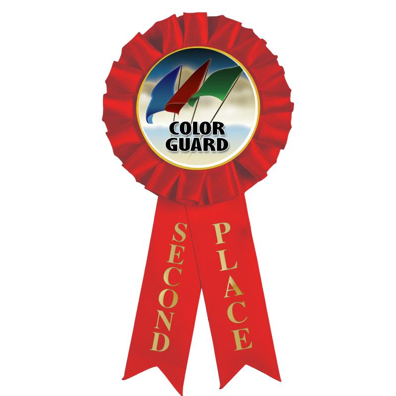 2ND PLACE MYLAR ROSETTES