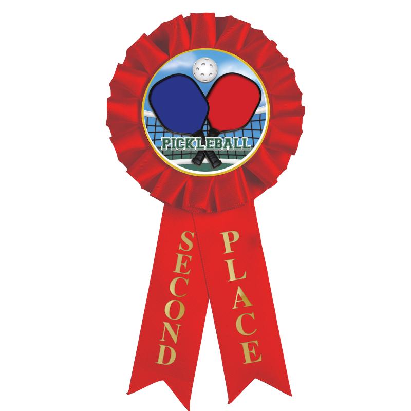 2ND PLACE MYLAR ROSETTES