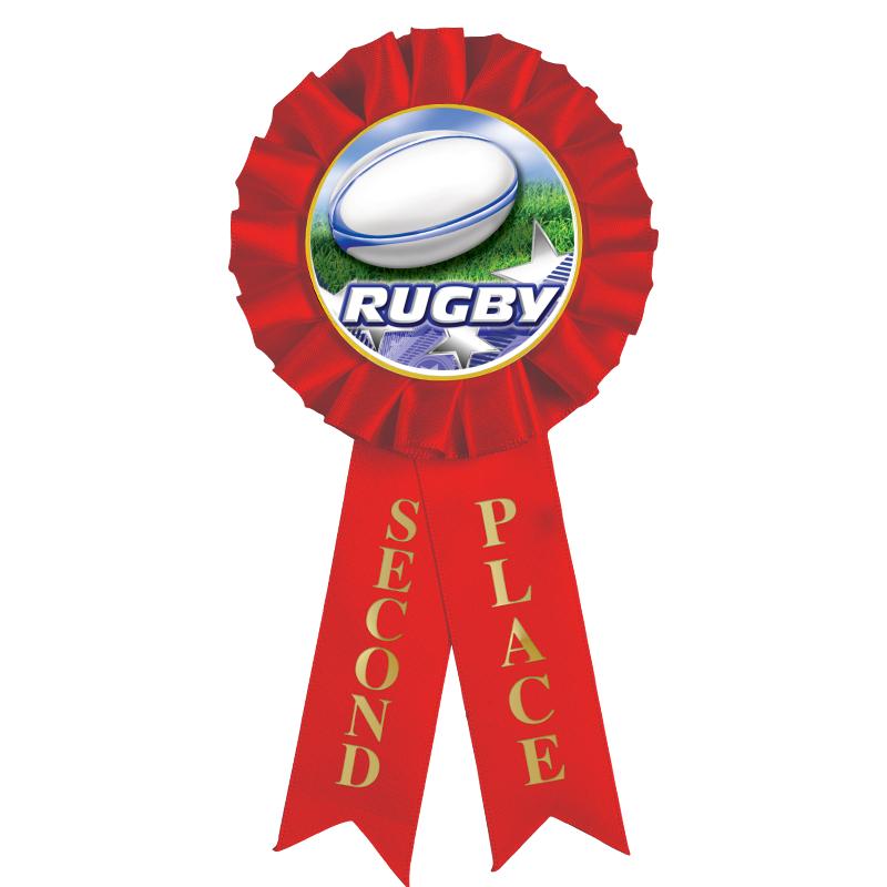 2ND PLACE MYLAR ROSETTES