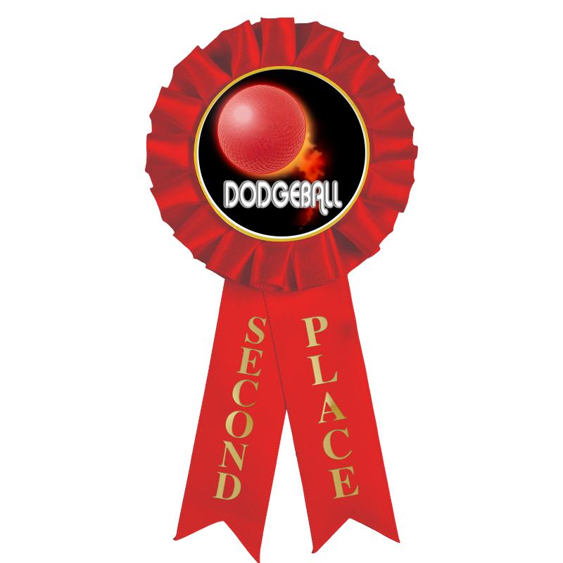 2ND PLACE MYLAR ROSETTES