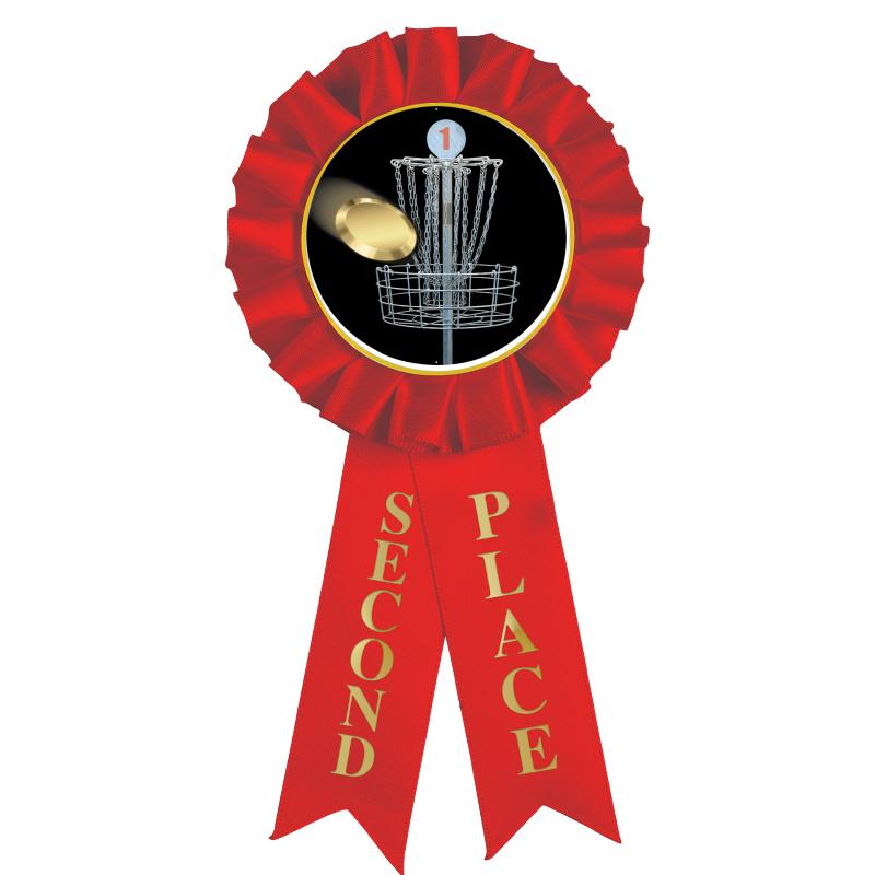 2ND PLACE MYLAR ROSETTES