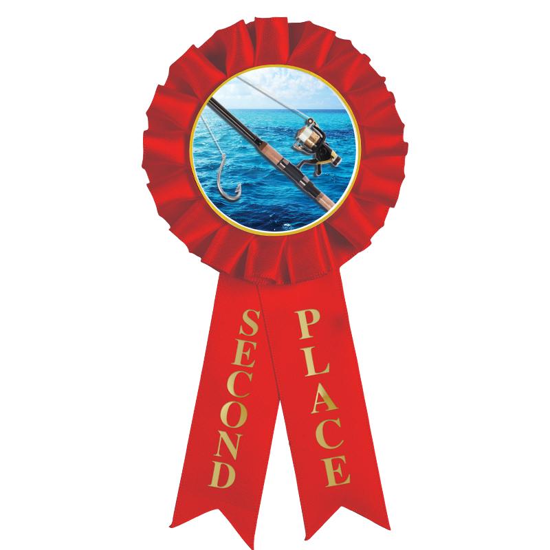 2ND PLACE MYLAR ROSETTES