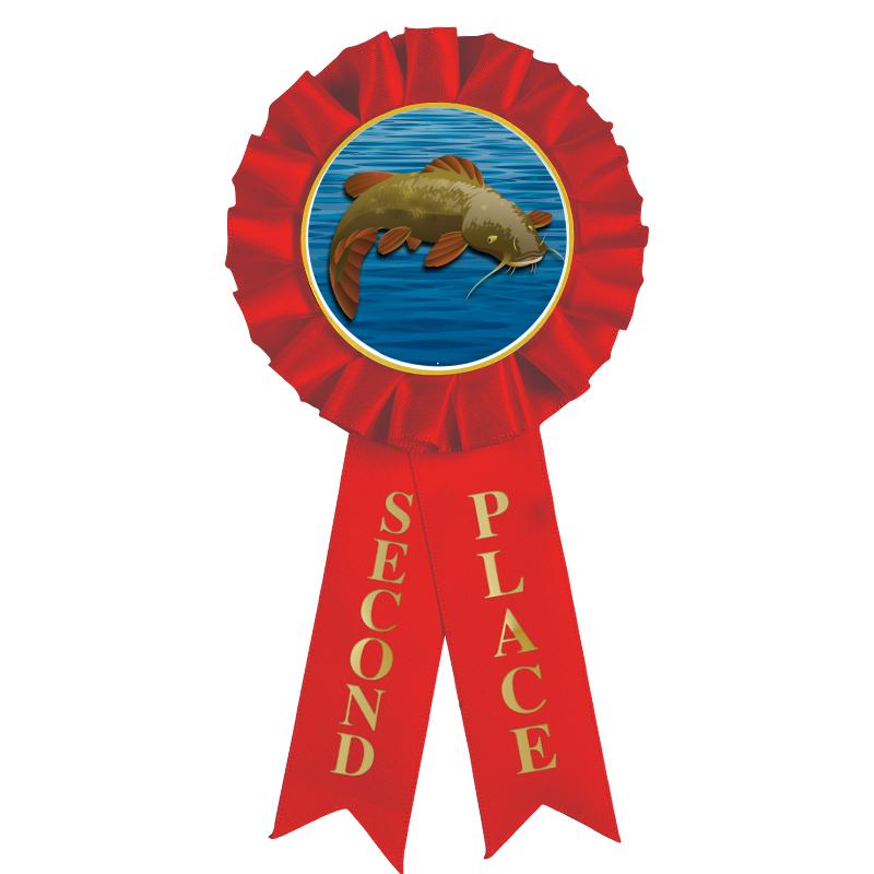 2ND PLACE MYLAR ROSETTES