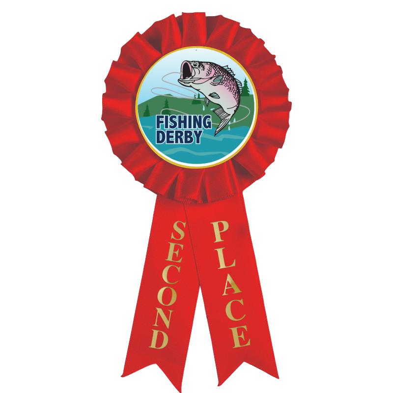 2ND PLACE MYLAR ROSETTES