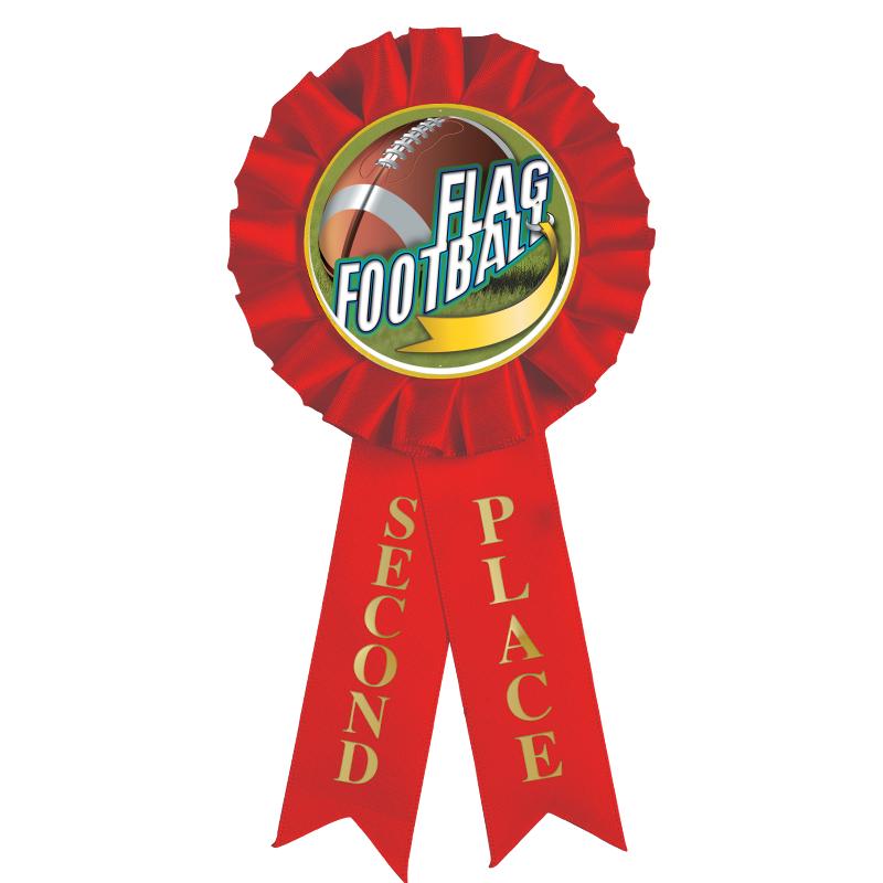 2ND PLACE MYLAR ROSETTES