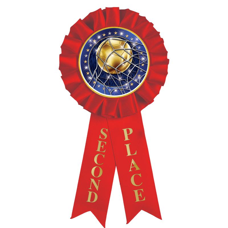 2ND PLACE MYLAR ROSETTES