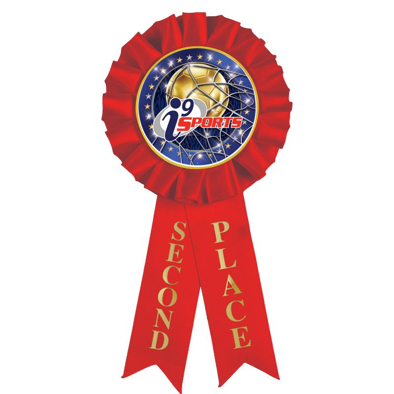 2ND PLACE MYLAR ROSETTES