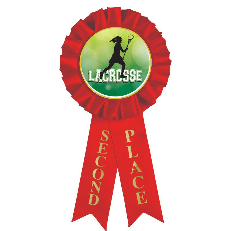 2ND PLACE MYLAR ROSETTES