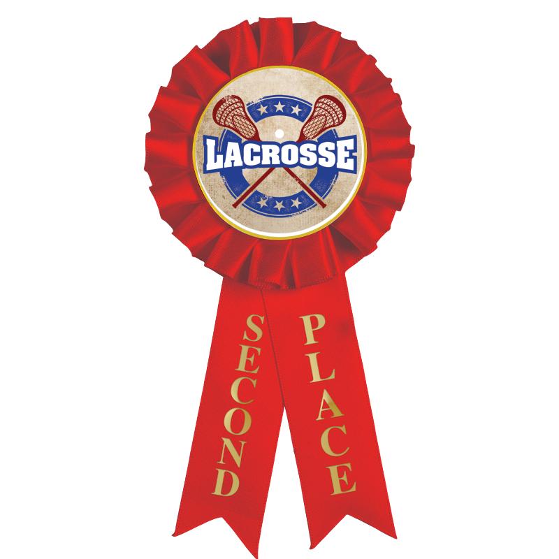 2ND PLACE MYLAR ROSETTES