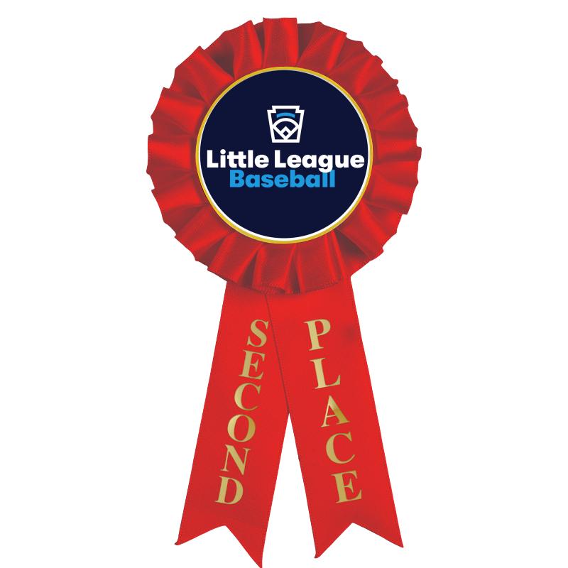 2ND PLACE MYLAR ROSETTES