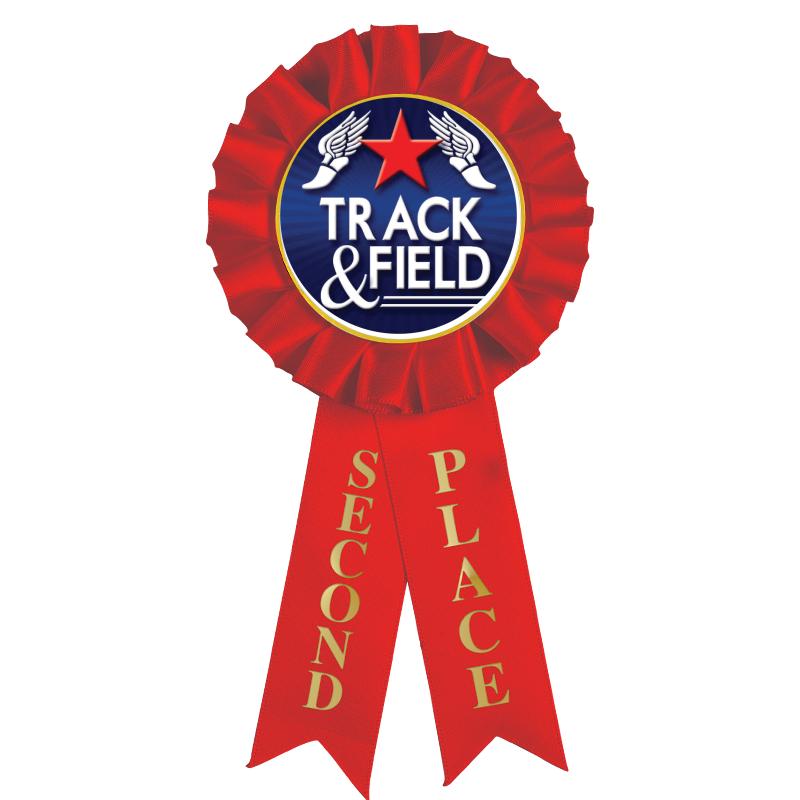 2ND PLACE MYLAR ROSETTES