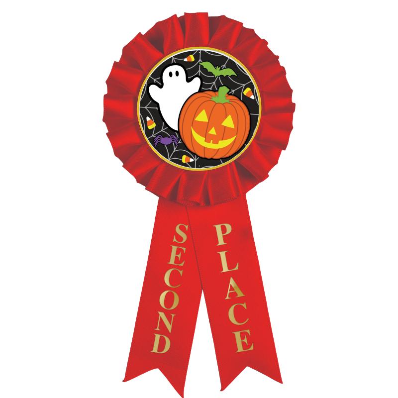 2ND PLACE MYLAR ROSETTES