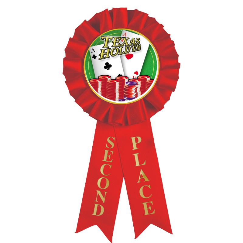 2ND PLACE MYLAR ROSETTES