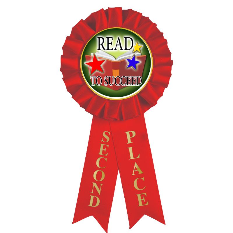 2ND PLACE MYLAR ROSETTES