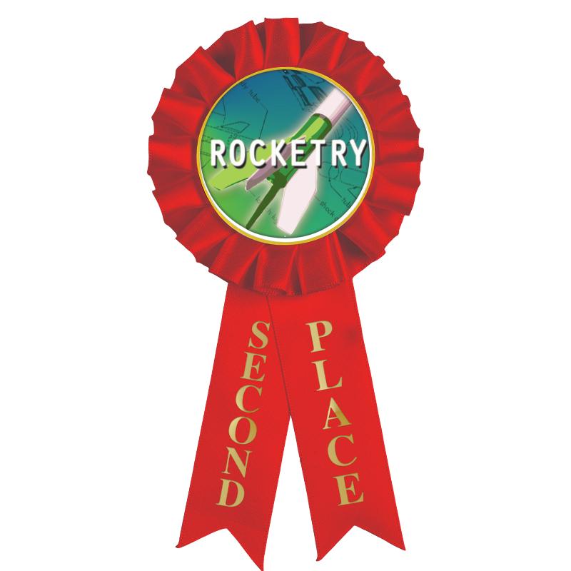 2ND PLACE MYLAR ROSETTES