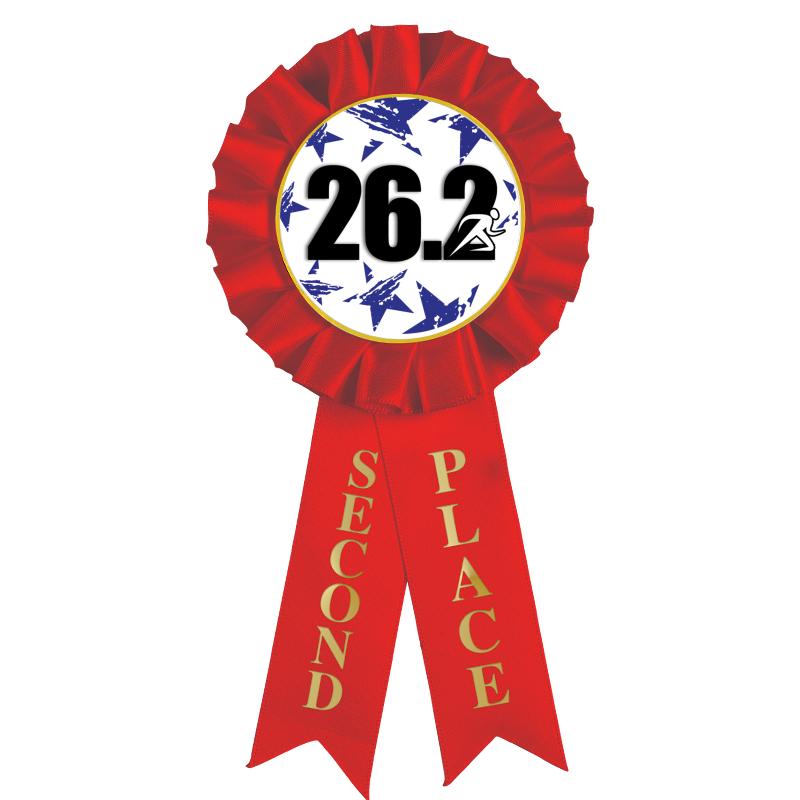 2ND PLACE MYLAR ROSETTES