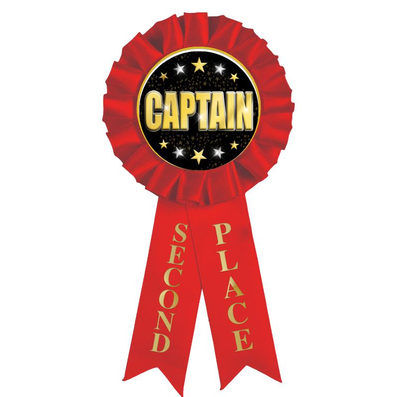 2ND PLACE MYLAR ROSETTES