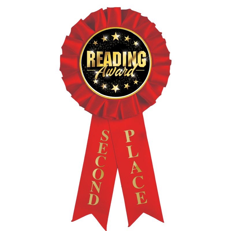 2ND PLACE MYLAR ROSETTES