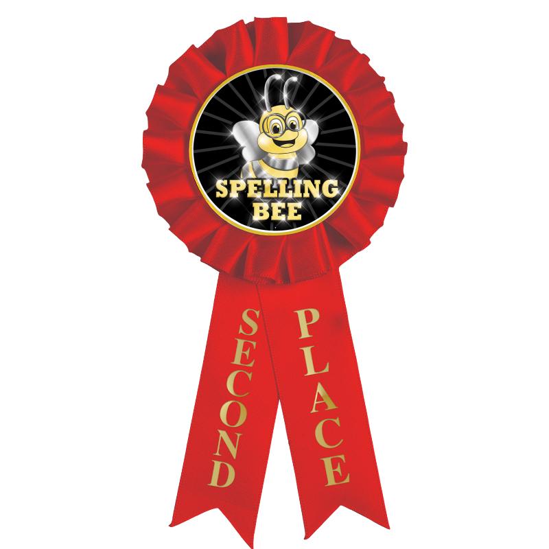 2ND PLACE MYLAR ROSETTES