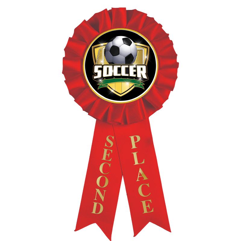 2ND PLACE MYLAR ROSETTES