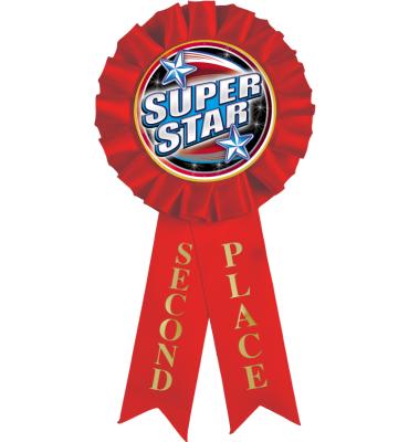 2nd Place Rosette Ribbon