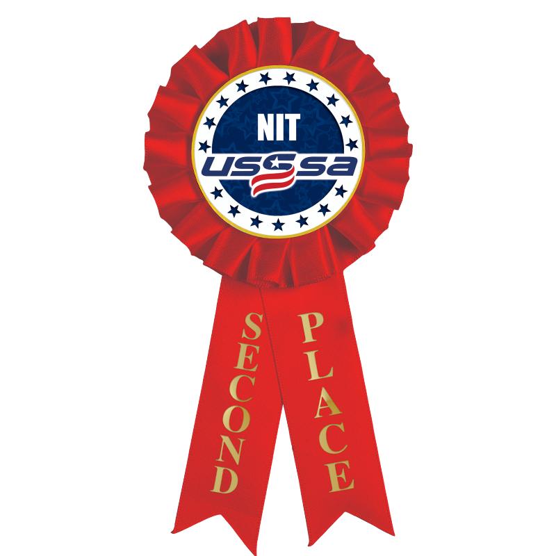 2ND PLACE MYLAR ROSETTES
