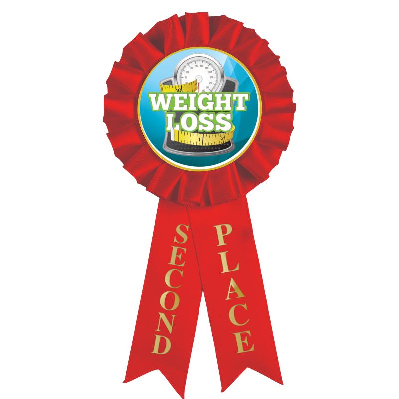 2ND PLACE MYLAR ROSETTES