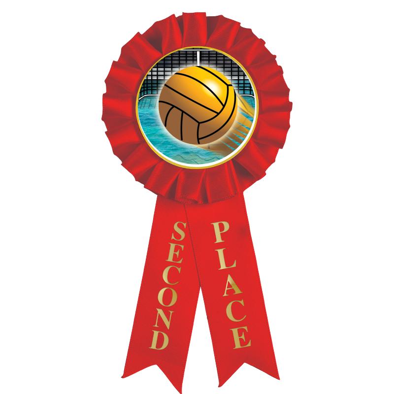 2ND PLACE MYLAR ROSETTES