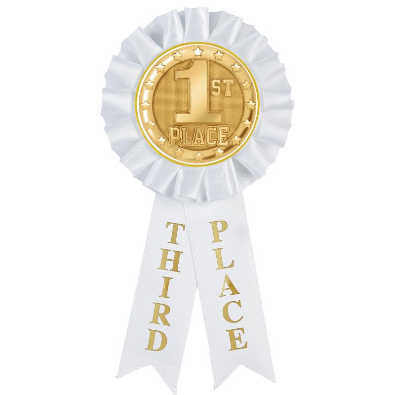 3RD PLACE MYLAR ROSETTES