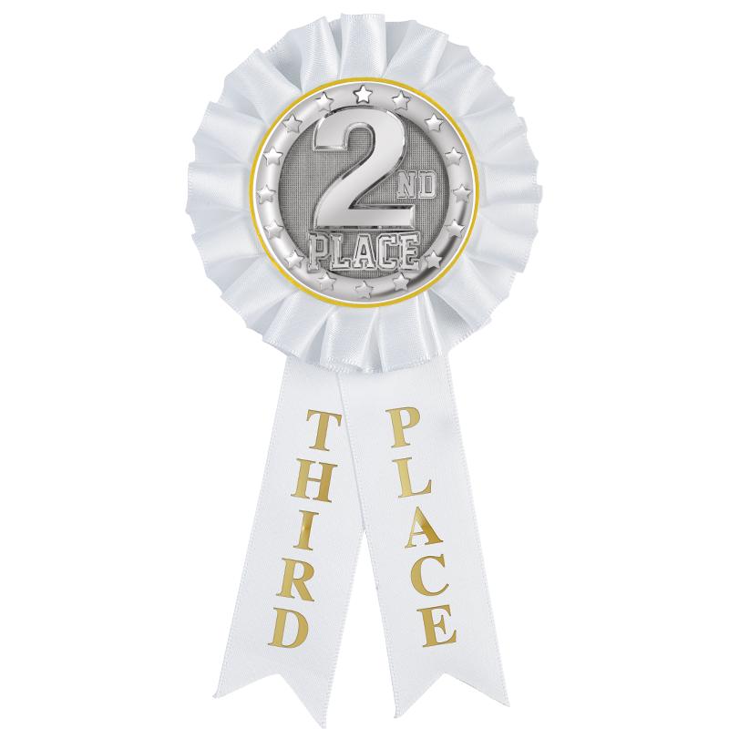 3RD PLACE MYLAR ROSETTES