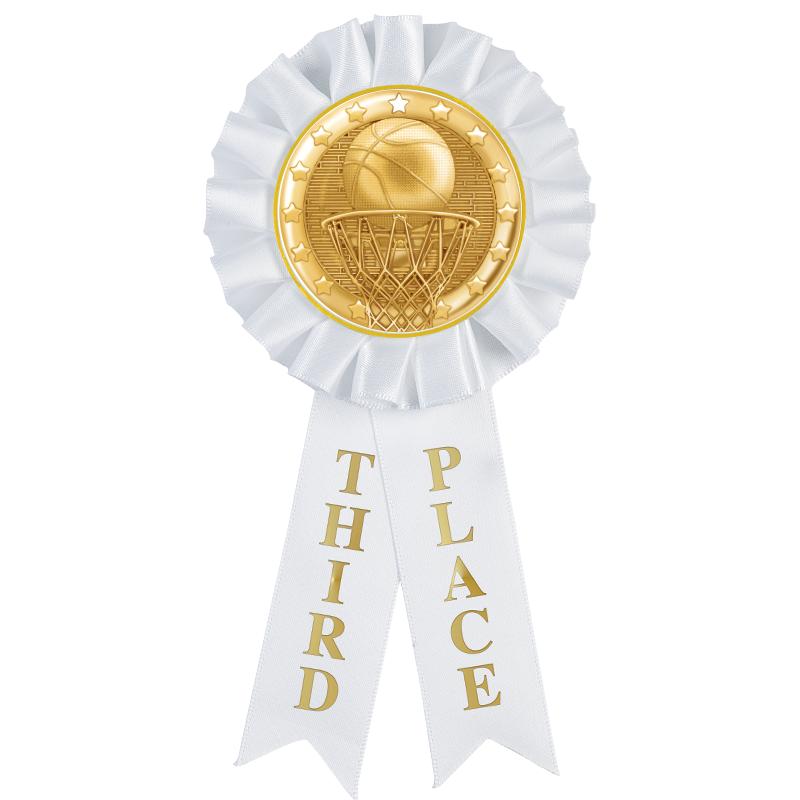 3RD PLACE MYLAR ROSETTES
