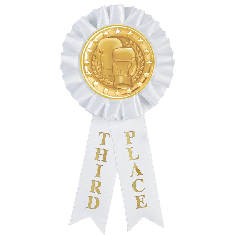 3RD PLACE MYLAR ROSETTES