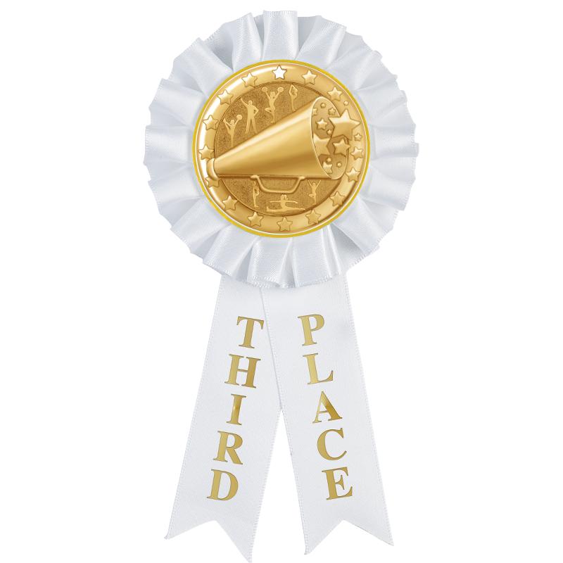3RD PLACE MYLAR ROSETTES