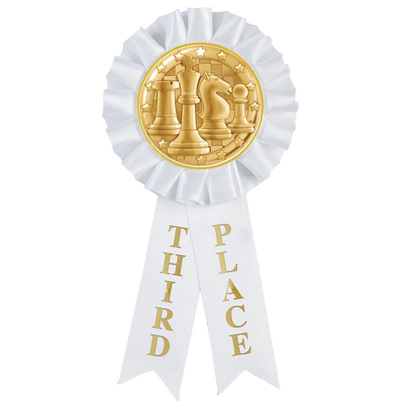 3RD PLACE MYLAR ROSETTES