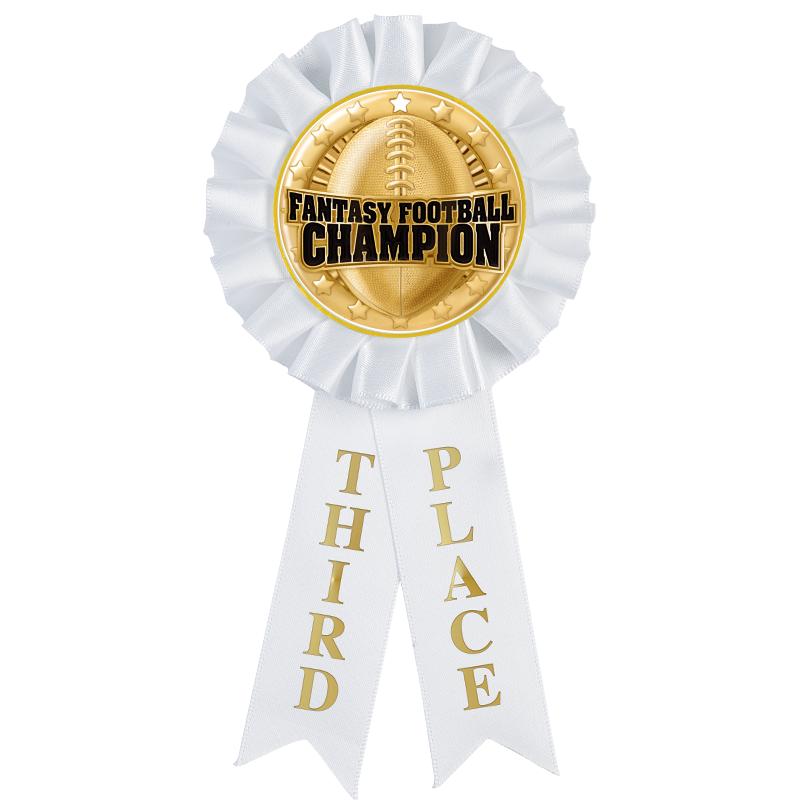 3RD PLACE MYLAR ROSETTES