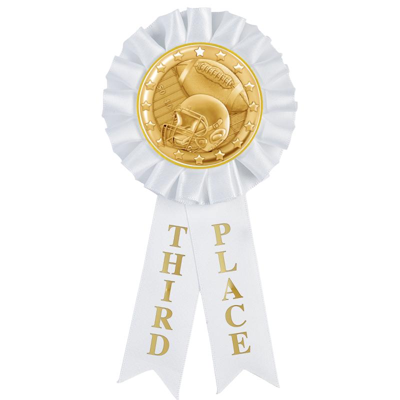 3RD PLACE MYLAR ROSETTES