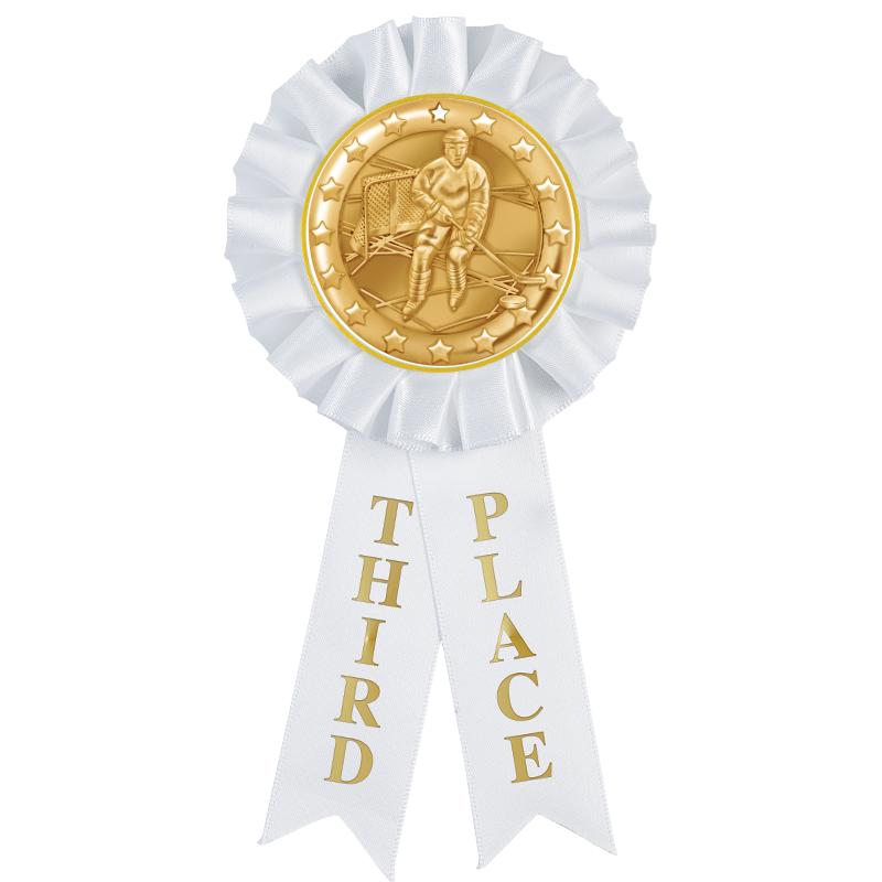 3RD PLACE MYLAR ROSETTES