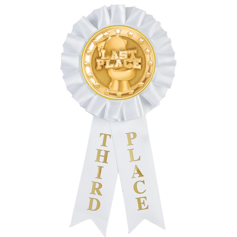 3RD PLACE MYLAR ROSETTES