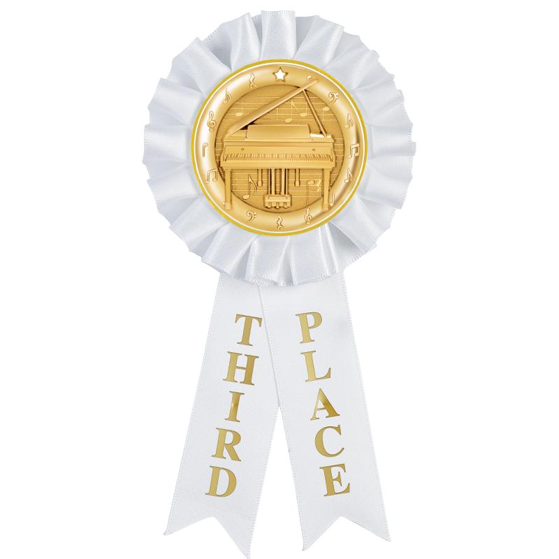 3RD PLACE MYLAR ROSETTES