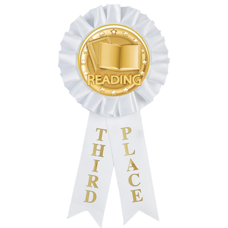 3RD PLACE MYLAR ROSETTES