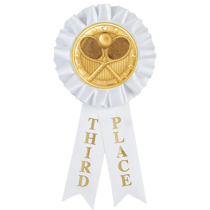3RD PLACE MYLAR ROSETTES