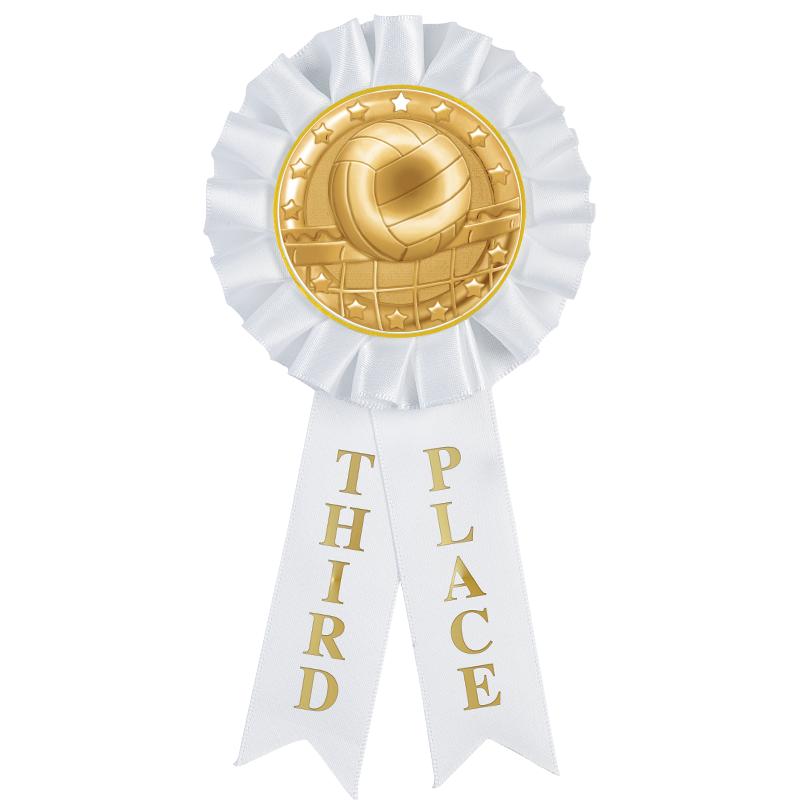 3RD PLACE MYLAR ROSETTES