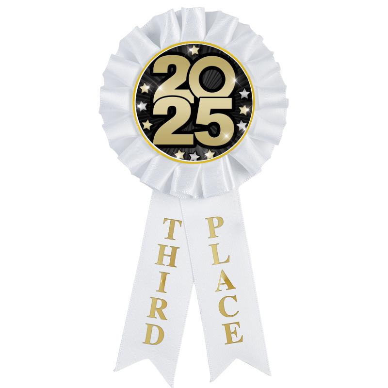 3RD PLACE MYLAR ROSETTES