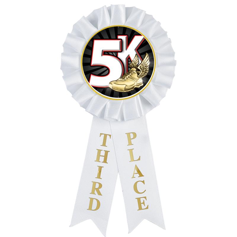 3RD PLACE MYLAR ROSETTES