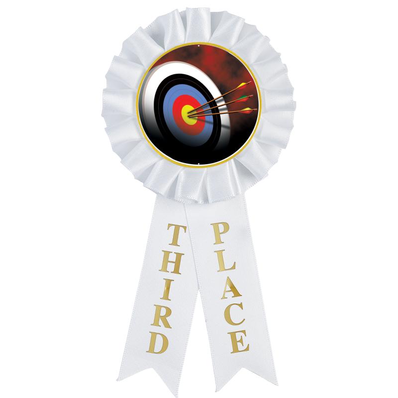 3RD PLACE MYLAR ROSETTES