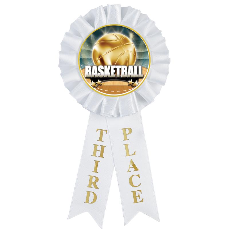 3RD PLACE MYLAR ROSETTES